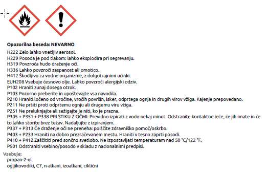 Varnostni list